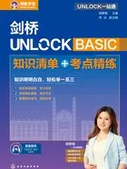 UNLOCK一站通：剑桥UNLOCK BASIC 知识清单+考点精练在线阅读