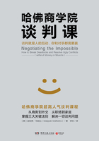 哈佛商学院谈判课在线阅读