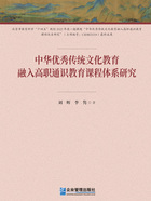 中華優秀傳統文化教育融入高職通識教育課程體系研究在線閱讀