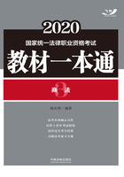 2020国家统一法律职业资格考试教材一本通3：商法