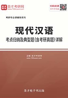 2020年现代汉语考点归纳及典型题（含考研真题）详解