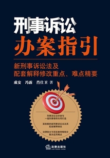 刑事訴訟辦案指引：新刑事訴訟法及配套解釋修改重點、難點精要