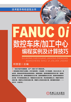 FANUC 0i数控车床/加工中心编程实例及计算技巧在线阅读