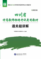 2021四川省特岗教师招聘考试专用教材：通关超详解在线阅读