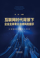互联网时代背景下企业主体常见法律风险提示在线阅读