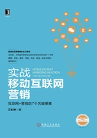 实战移动互联网营销:互联网+营销的7个关键要素在线阅读