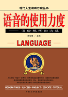 语音的使用力度：消除阻碍的沟通（现代人生成功方案丛书）在线阅读