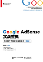 Google AdSense实战宝典：用谷歌广告联盟出海赚美元（第2版）在线阅读