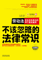 劳动法：发生在你身边的96个真实案例在线阅读