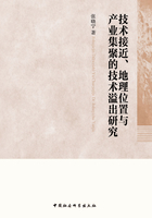技術接近、地理位置與產業集聚的技術溢出研究在線閱讀