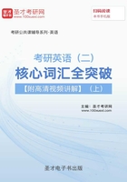 2020年考研英语(二)核心词汇全突破【附高清视频讲解】(上)在线阅读