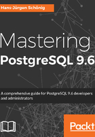 Mastering PostgreSQL 9.6在线阅读