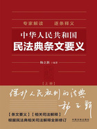 中华人民共和国民法典条文要义(上册)在线阅读