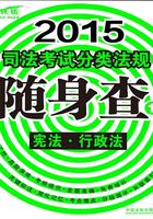 2015司法考试分类法规随身查：宪法·行政法在线阅读