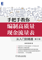 手把手教你编制高质量现金流量表：从入门到精通（第2版）在线阅读