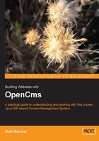 Building Websites with OpenCms