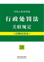 中华人民共和国行政处罚法关联规定（注释应用本）在线阅读