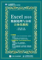 Excel 2010数据处理与分析立体化教程