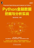 Python金融数据挖掘与分析实战在线阅读