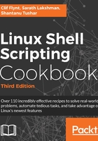 Linux Shell Scripting Cookbook（Third Edition）