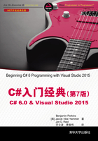 C#入门经典（第7版）：C# 6.0 &amp; Visual Studio 2015（.NET开发经典名著）