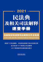 民法典及相关司法解释速查手册：含新制定和清理司法解释文件全梳理