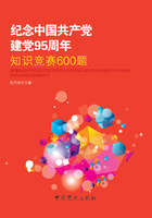 纪念中国共产党建党95周年知识竞赛600题在线阅读