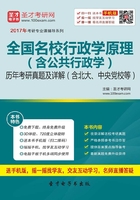 全国名校行政学原理（含公共行政学）历年考研真题及详解（含北大、中央党校等）在线阅读