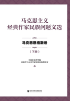 马克思主义经典作家民族问题文选 马克思恩格斯卷（下册）在线阅读