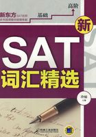 新SAT词汇精选