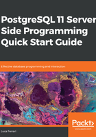 PostgreSQL 11 Server Side Programming Quick Start Guide在线阅读