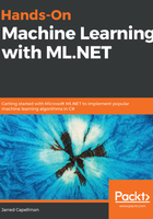 Hands-On Machine Learning with ML.NET在線閱讀