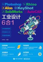 Photoshop Rhino Alias KeyShot SolidWorks AutoCAD工业设计6合1在线阅读