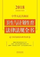 中华人民共和国卫生与计划生育法律法规全书（含相关政策及典型案例）（2018年版）