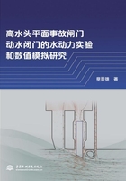 高水头平面事故闸门动水闭门的水动力实验和数值模拟研究在线阅读