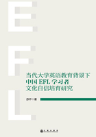 当代大学英语教育背景下中国EFL学习者文化自信培育研究在线阅读