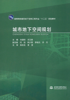 城市地下空间规划（高等院校城市地下空间工程专业“十二五”规划教材）