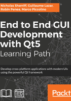 End to End GUI Development with Qt5