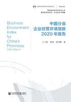 中国分省企业经营环境指数2020年报告在线阅读