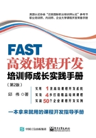 FAST高效课程开发：培训师成长实践手册（第2版）在线阅读