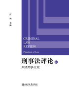 刑事法评论：刑法的多元化