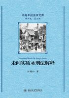 走向实质的刑法解释在线阅读