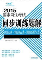 2015国家司法考试同步训练题解：国际法·国际私法·国际经济法在线阅读