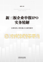 新三板企业申报IPO实务精解：法律规则、审核重点与案例解析在线阅读