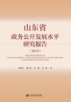 山东省政务公开发展水平研究报告（2019）在线阅读