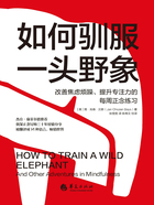 如何驯服一头野象：改善焦虑烦躁、提升专注力的每周正念练习在线阅读