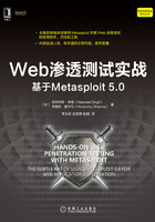 Web渗透测试实战：基于Metasploit 5.0在线阅读