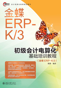 初級會計電算化基礎培訓教程(金蝶EPR-K/3)