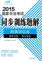 2015国家司法考试同步训练题解：刑事诉讼法在线阅读