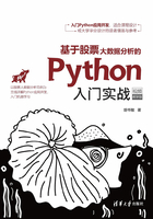 基于股票大数据分析的Python入门实战（视频教学版）在线阅读